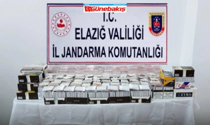 Elazığ’da Sigara Kaçakçılığına Yönelik Operasyon