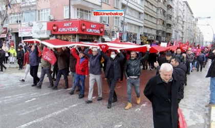 CHP Elazığ’dan ‘Millet İradesine Sahip Çıkıyoruz’ Yürüyüşü Gerçekleştirildi